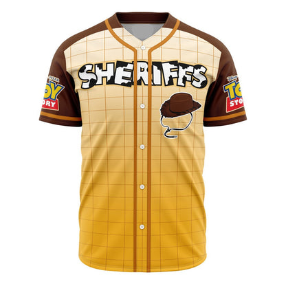 Disney Toy Story Jersey Woody Toy Story Suit Sheriffs Costume Jersey Shirt Disney Baseball Baseball