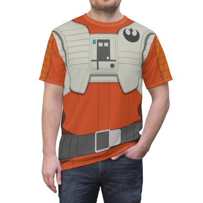 Poe Dameron Stwa Resistance Costume T-shirt For Men