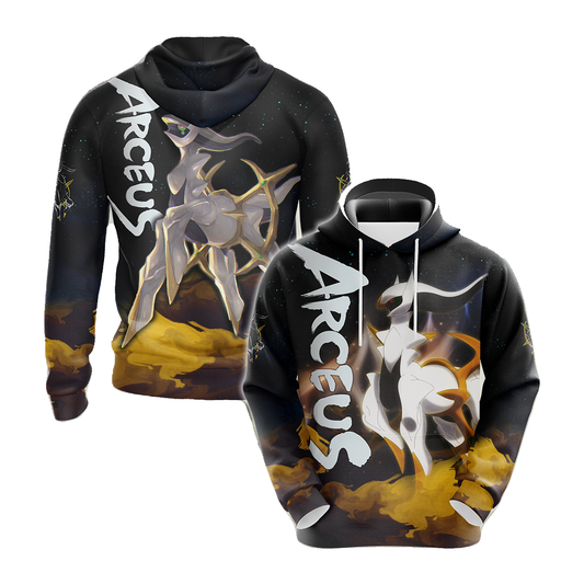Pokemon Hoodie Pokémon Legends Arceus Graphic T-Shirt Black Unisex - Trendy Gift For Men & Women