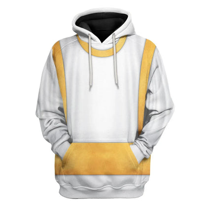 Disney Hoodie The Prince Aladdin Costume T-Shirt White Unisex Adults New Release - Trendy Gift For Men & Women