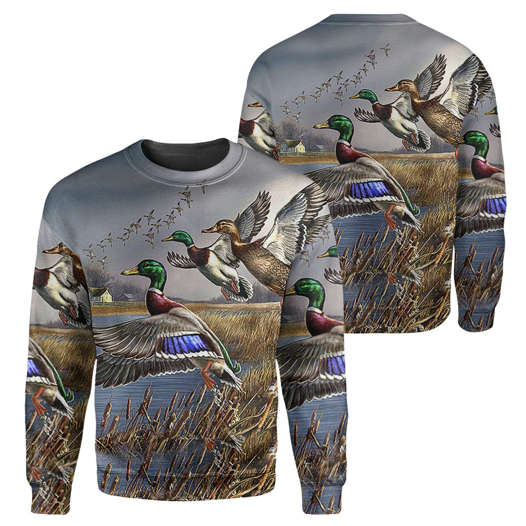 Duck Hunting - All Over Printed Shirt