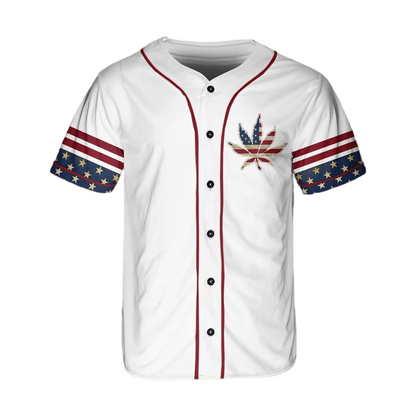 Independence Day Jersey Love American Flag Independence Day White Jersey Shirt 04th of July Baseball for Men Women