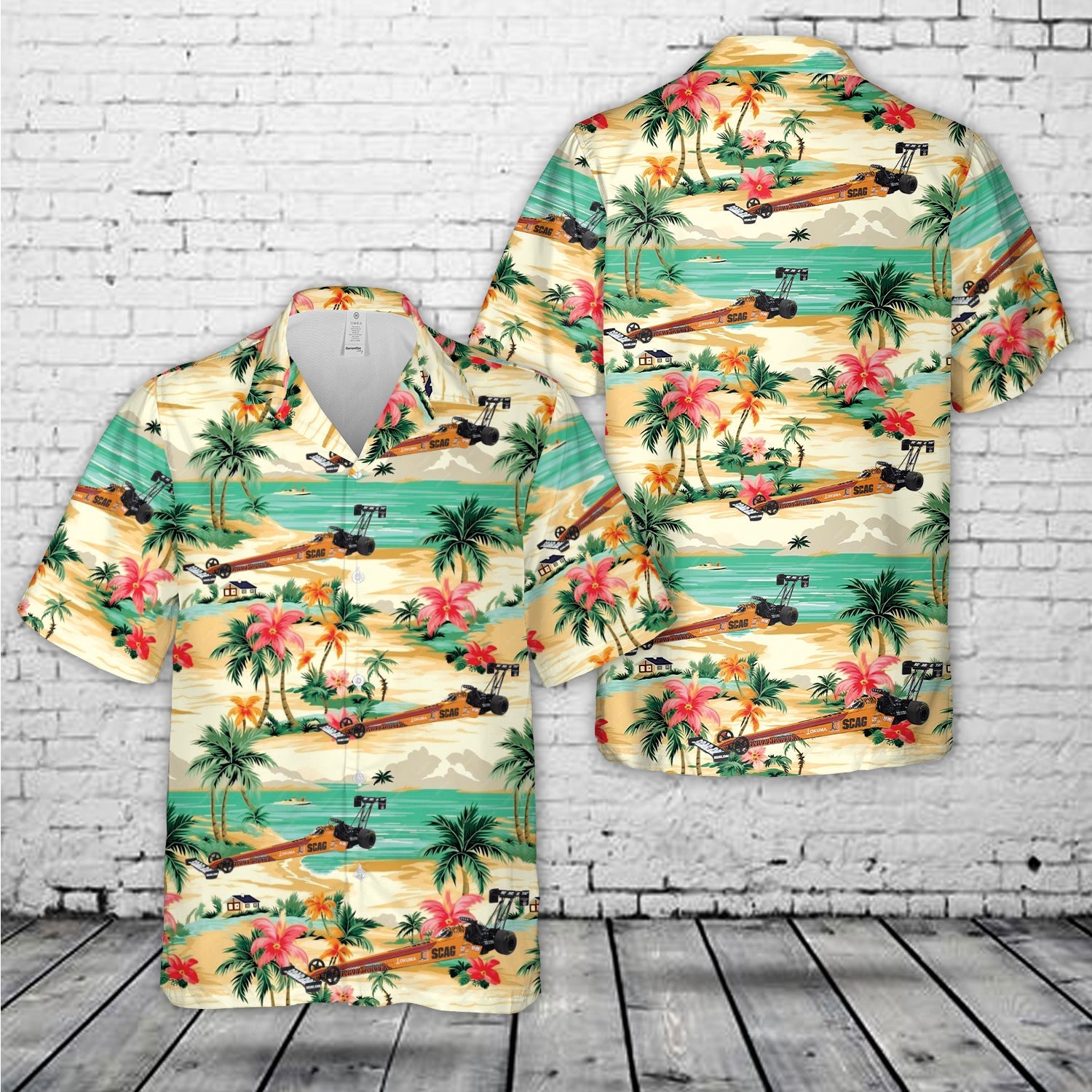 2022 NHRA Funny Car TFD (Top Fuel Dragster) SCAG Hawaiian Shirt