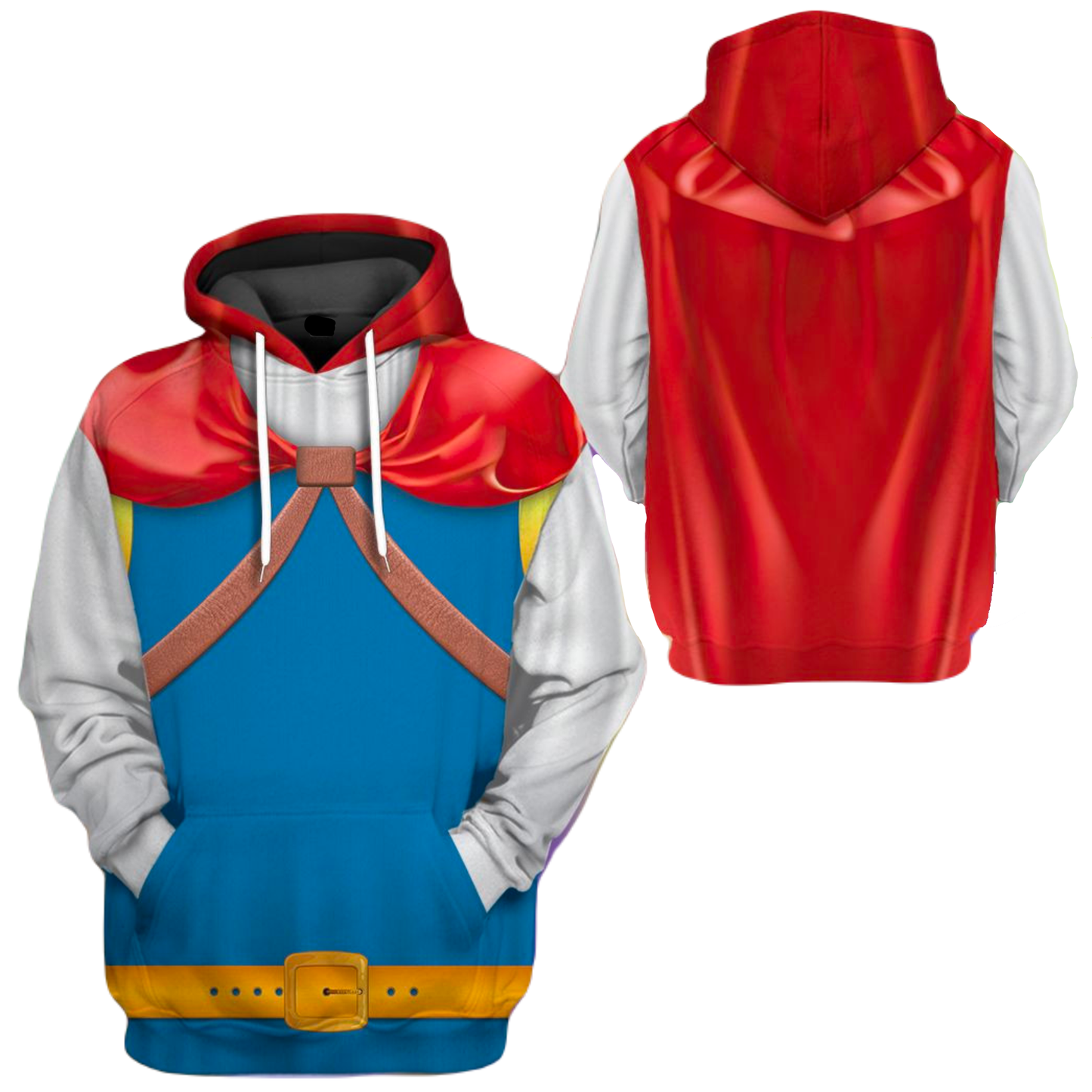 Snow White Hoodie Snow White Prince Florian Costume T-Shirt Blue Red Unisex - Trendy Gift For Men & Women