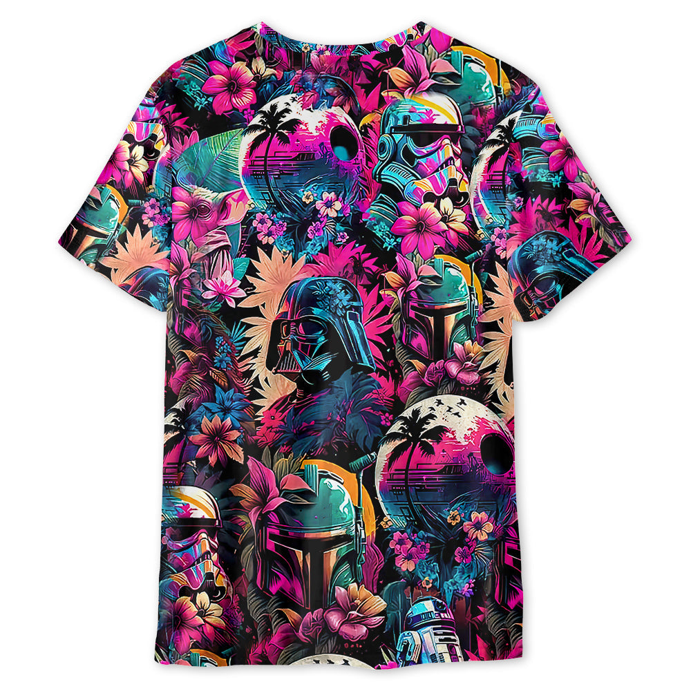 Stwa Colorful Synthwave - 3D T-shirt