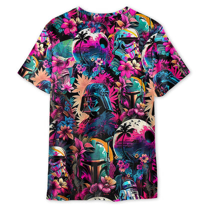 Stwa Colorful Synthwave - 3D T-shirt