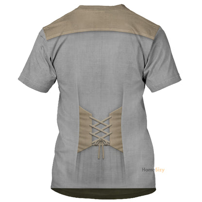 Disney T-Shirt Mister Geppetto The Movie Pinocchio Costume T-Shirt Gray Unisex Adults New Release - Trendy Gift For Men & Women