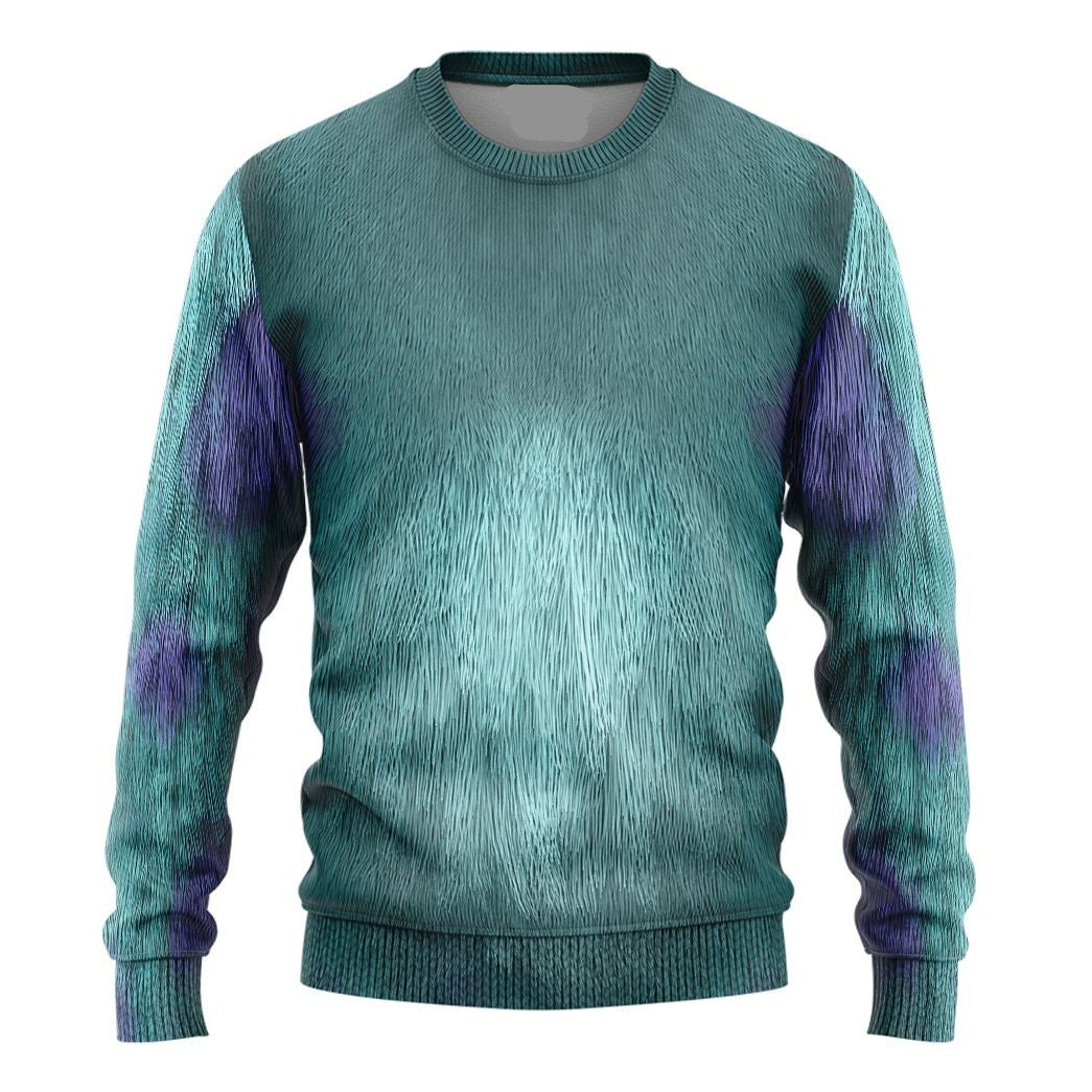 Disney Hoodie Sully Monsters Inc Costume T-Shirt Blue Unisex Adults New Release - Trendy Gift For Men & Women