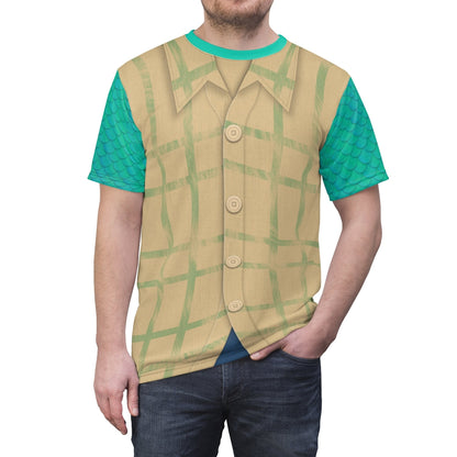 Luca Paguro Luca Pixar Costume T-shirt For Men
