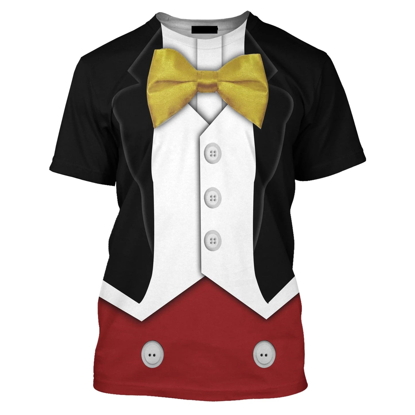 Disney T-Shirt Disney World Magic Kingdom Mickey Mouse Costume T-Shirt Black White Unisex Adults New Release - Trendy Gift For Men & Women