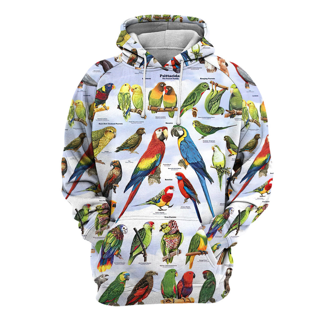 Parrot - All Over Printed Shirt