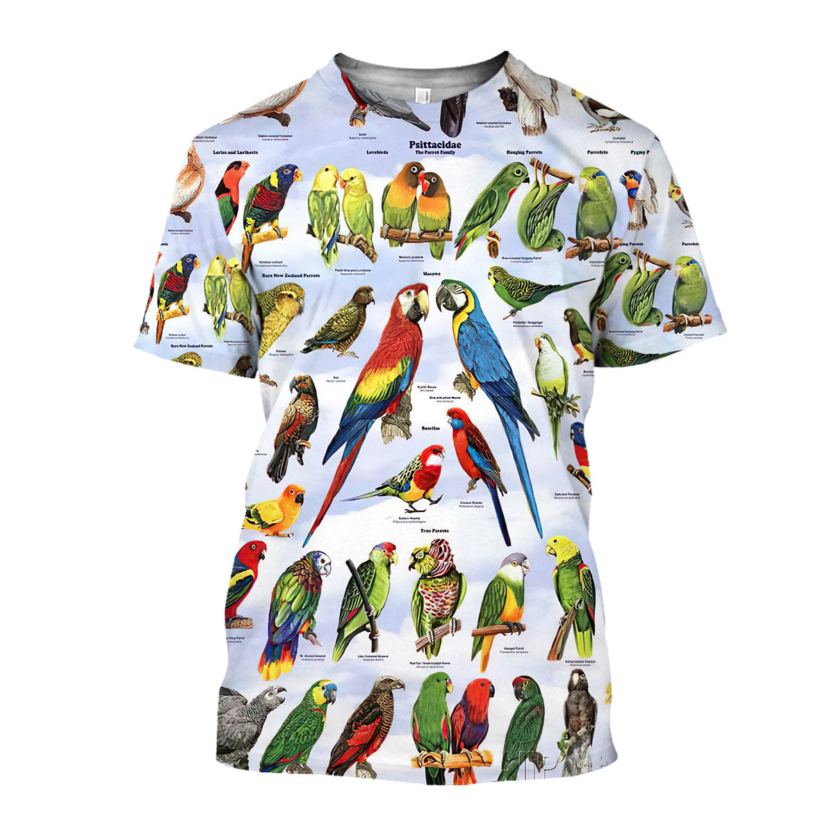 Parrot - All Over Printed Shirt