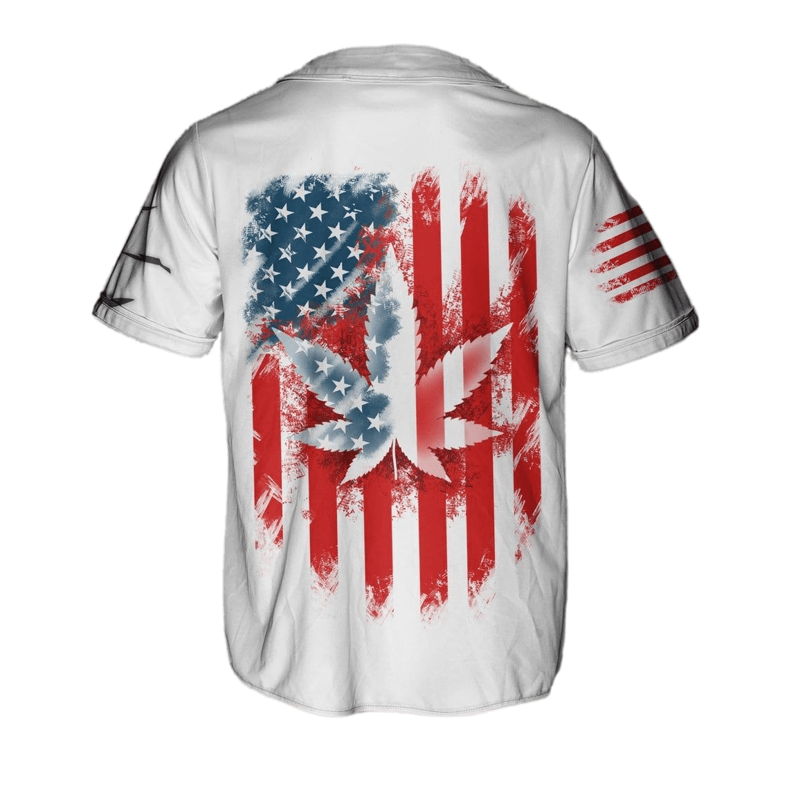 Independence Day Jersey Torn Sheet American Flag Independence Day White Jersey Shirt 04th of July Baseball for Men