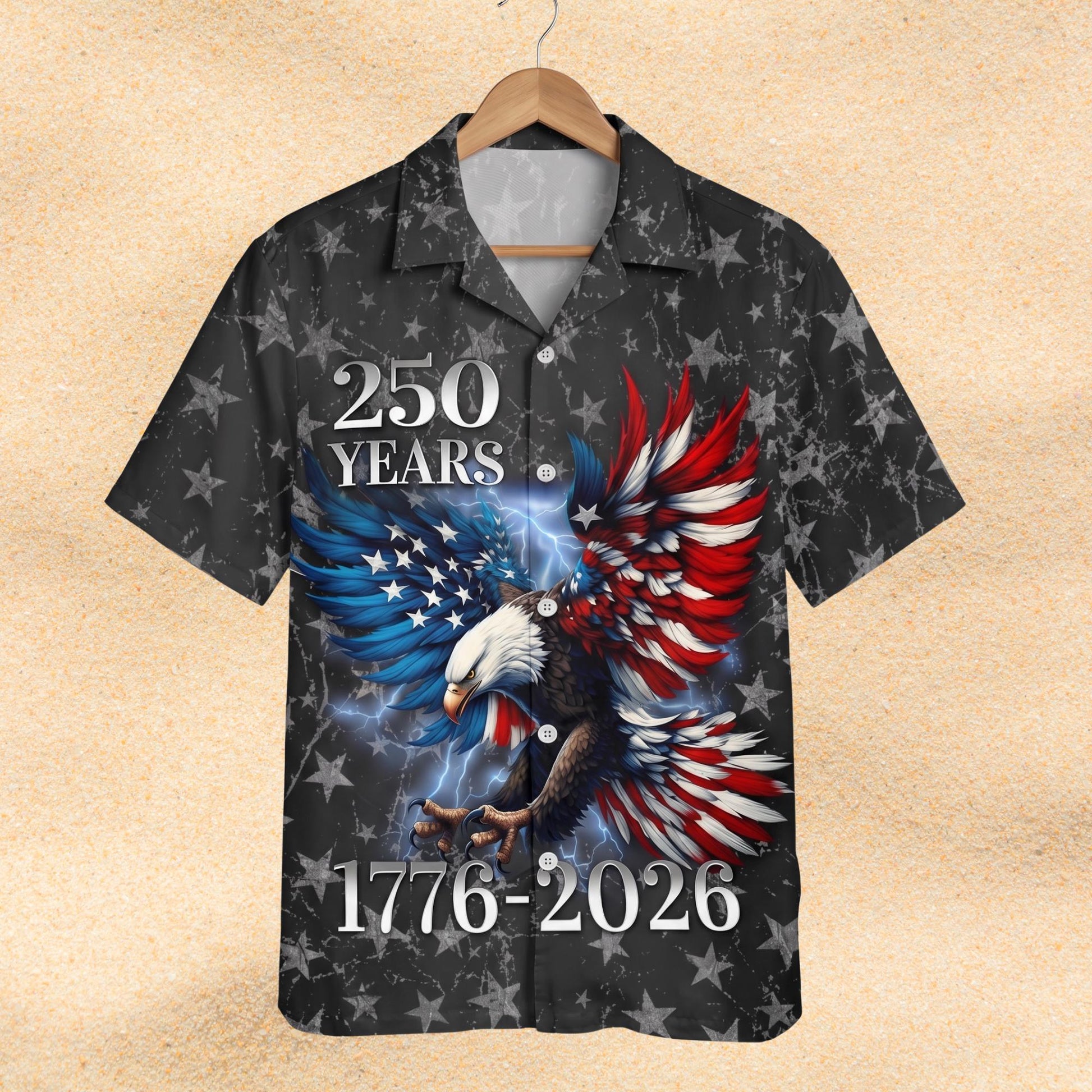 250 Years US Independence Day Hawaiian Shirt, USA 250th Anniversary AOP Hawaii Shirt 685269