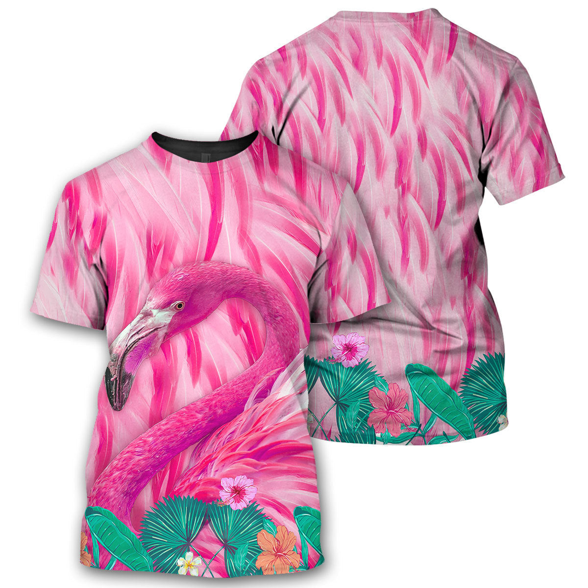 Flamingo - All Over Printed Shirt