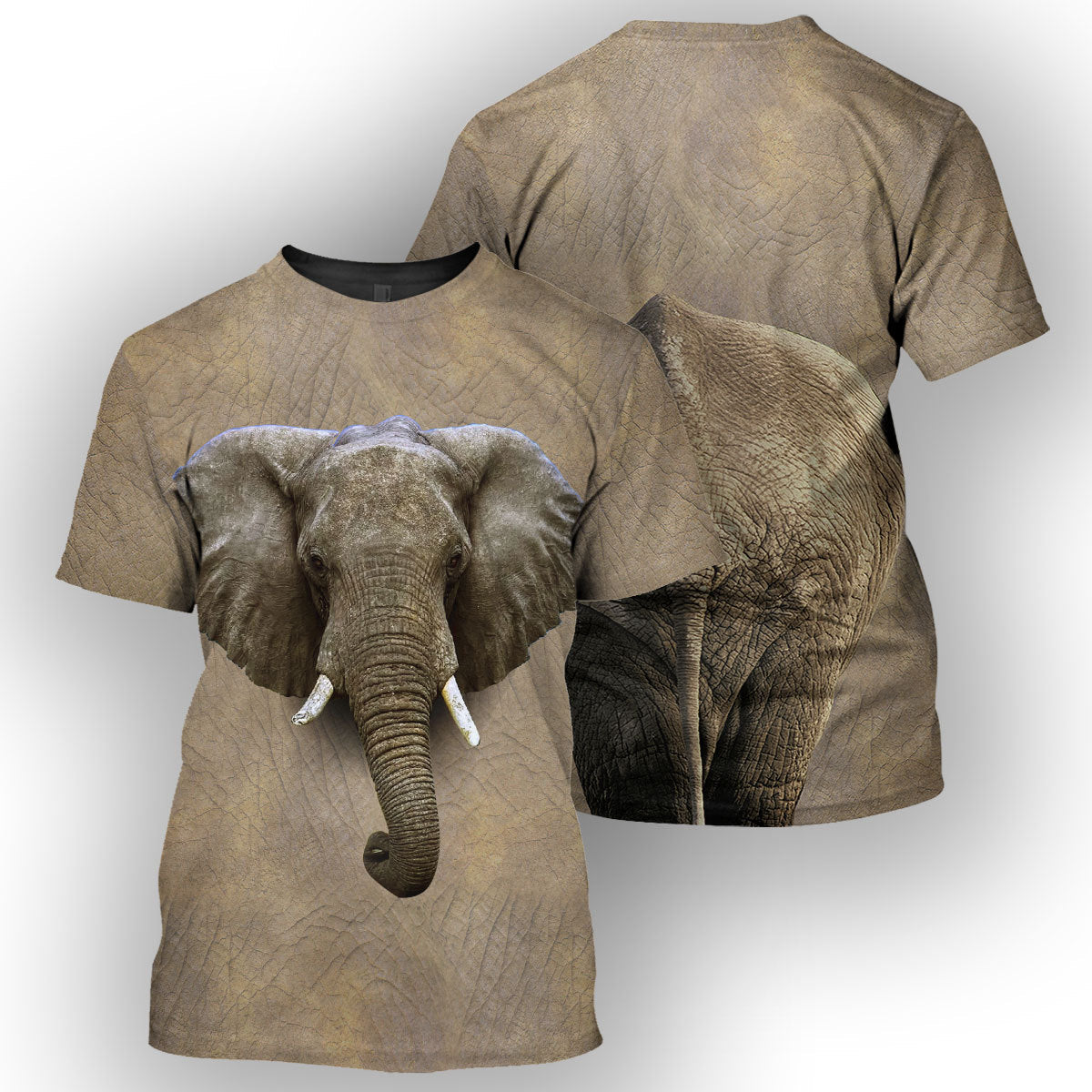 Elephant - All Over Printed Shirt