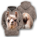 Llama - All Over Printed Shirt
