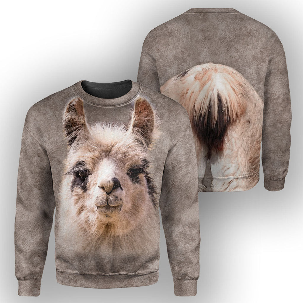 Llama - All Over Printed Shirt