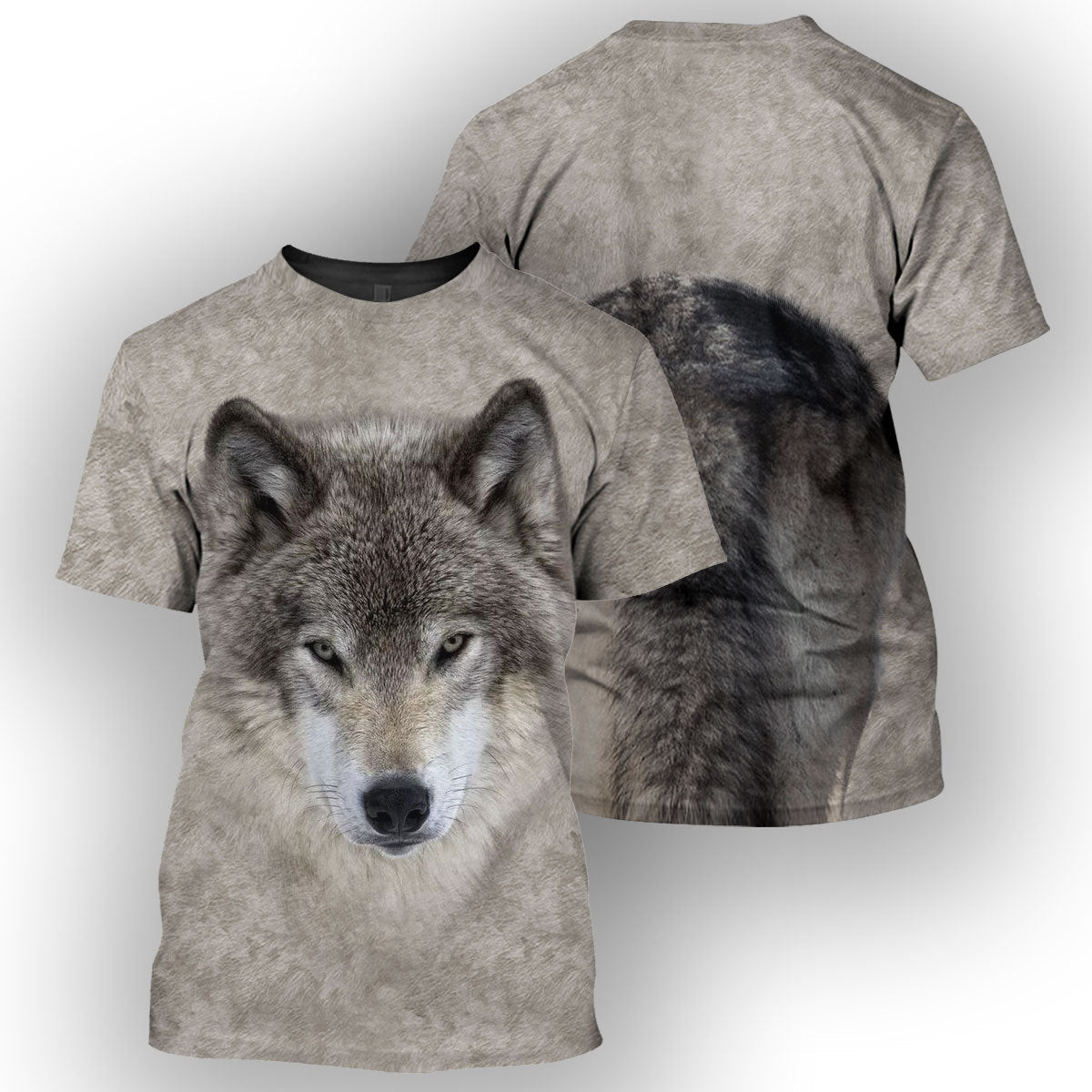 Wolf - All Over Printed Shirt