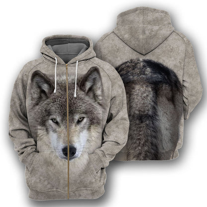 Wolf - All Over Printed Shirt