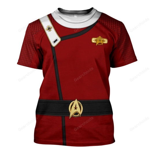 SaTr Admiral Pike Costume Fleece T-Shirt