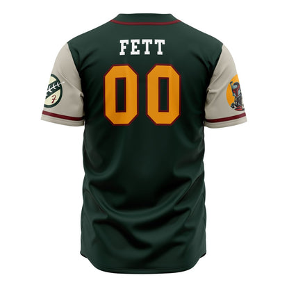 Star Wars Jersey Mandalorians Boba Fett Star Wars Green Grey Jersey Shirt Baseball for Men