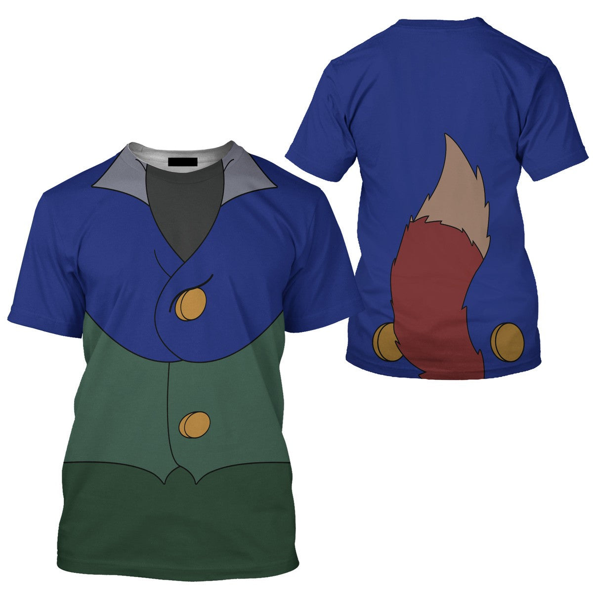 Disney T-Shirt Honest John Pinocchio Costume T-Shirt Colorful Unisex Adults New Release - Trendy Gift For Men & Women