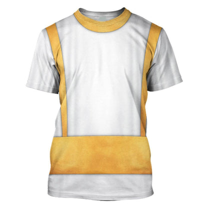 Disney Hoodie The Prince Aladdin Costume T-Shirt White Unisex Adults New Release - Trendy Gift For Men & Women