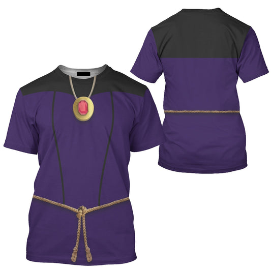 Disney T-Shirt Evil Queen Snow White Villain Costume T-Shirt Purple Black Unisex Adults New Release - Trendy Gift For Men & Women