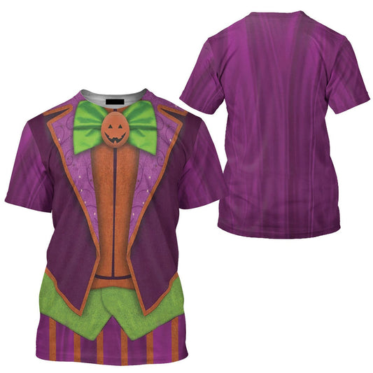 Disney T-Shirt Not-So-Scary Mickey Mouse Costume T-Shirt Purple Unisex Adults New Release - Trendy Gift For Men & Women