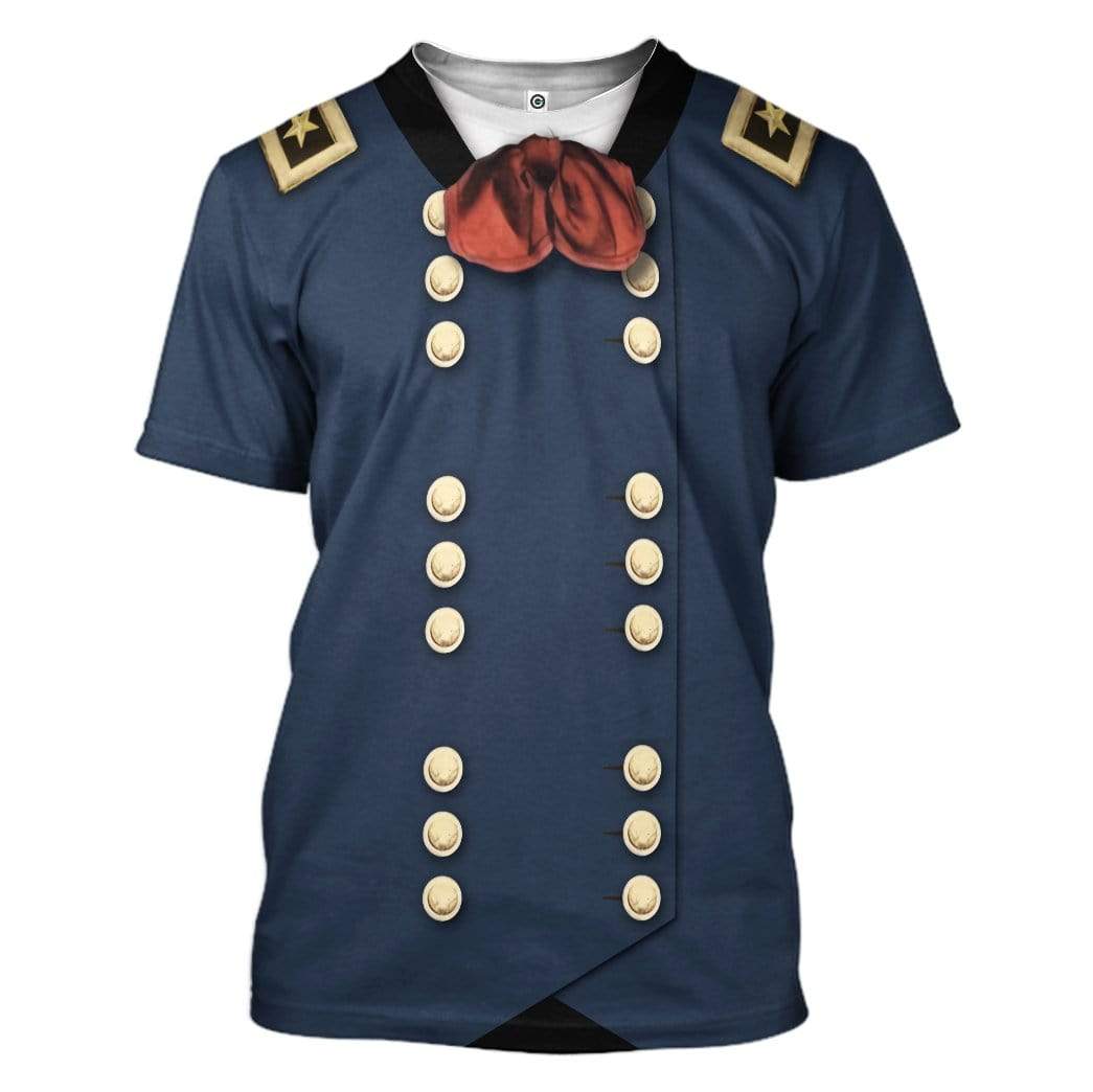 George Armstrong Custer T-Shirt 3D For Men & Women