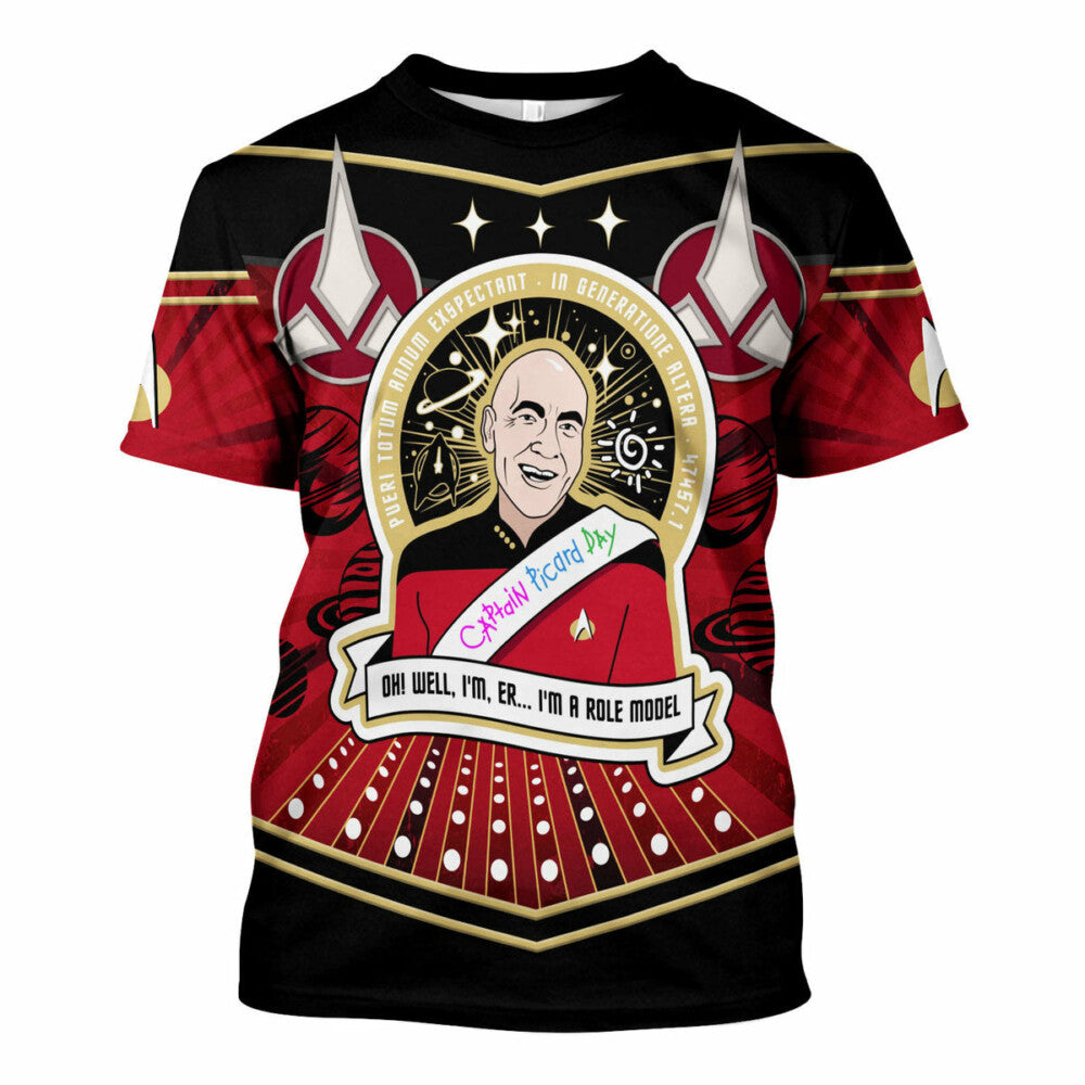 SaTr Captain Picard Day Cool T-Shirt
