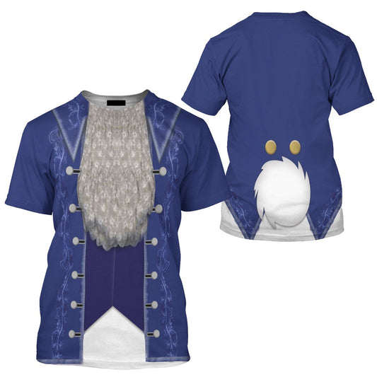 Disney T-Shirt The White Rabbit Alice In Wonderland Costume T-Shirt Blue Unisex Adults New Release - Trendy Gift For Men & Women