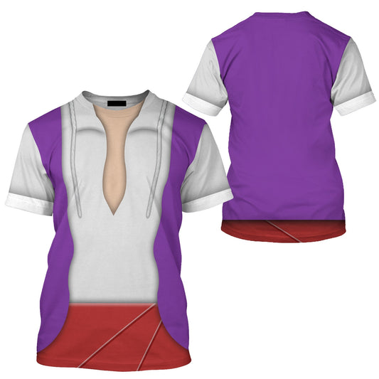 Disney T-Shirt Prince Ali Aladdin Costume T-Shirt Colorful Unisex Adults New Release - Trendy Gift For Men & Women