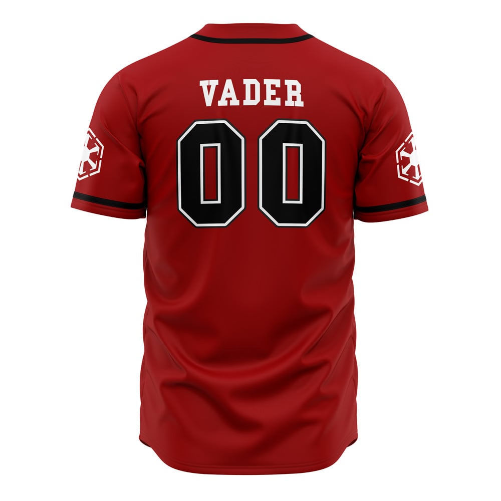 Star Wars Jersey Sith Empire Symbol Vader Star Wars Red Jersey Shirt Baseball for Men