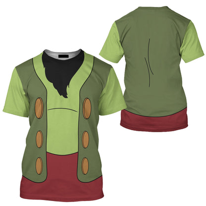 Disney T-Shirt Stromboli Pinocchio Costume T-Shirt Green Unisex Adults New Release - Trendy Gift For Men & Women