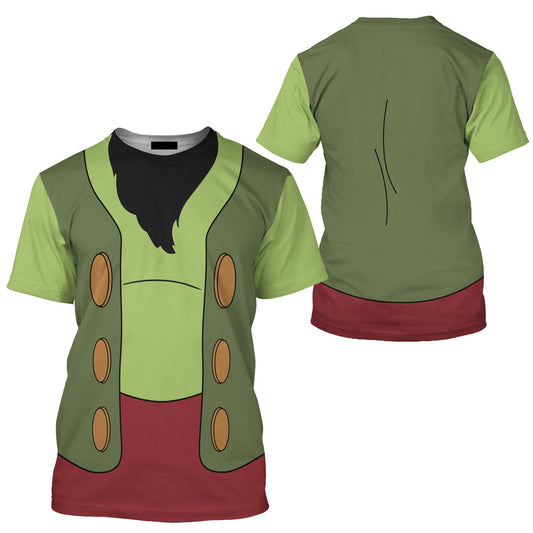 Disney T-Shirt Stromboli Pinocchio Costume T-Shirt Green Unisex Adults New Release - Trendy Gift For Men & Women