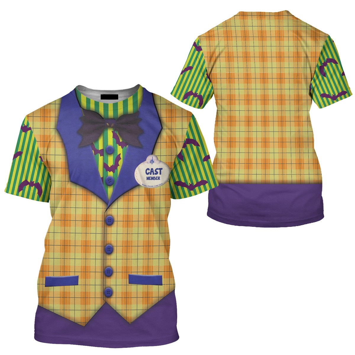 Disney T-Shirt Not So Scary Cast Member Mickey Mouse Costume T-Shirt Colorful Unisex Adults New Release - Trendy Gift For Men & Women