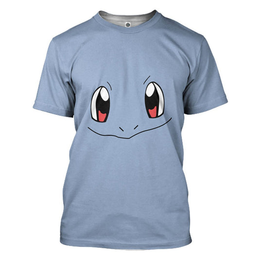 PoMo Squirtle Costume Cosplay T-Shirt 3D