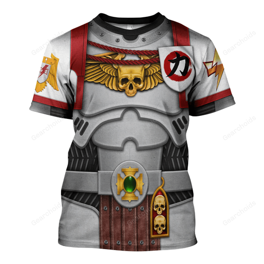 Warhammer White Scars Captain - Costume Cosplay T-shirt CSWRH176
