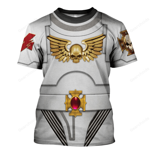 Warhammer Terminator Armor White Scars - Costume Cosplay T-shirt CSWRH134