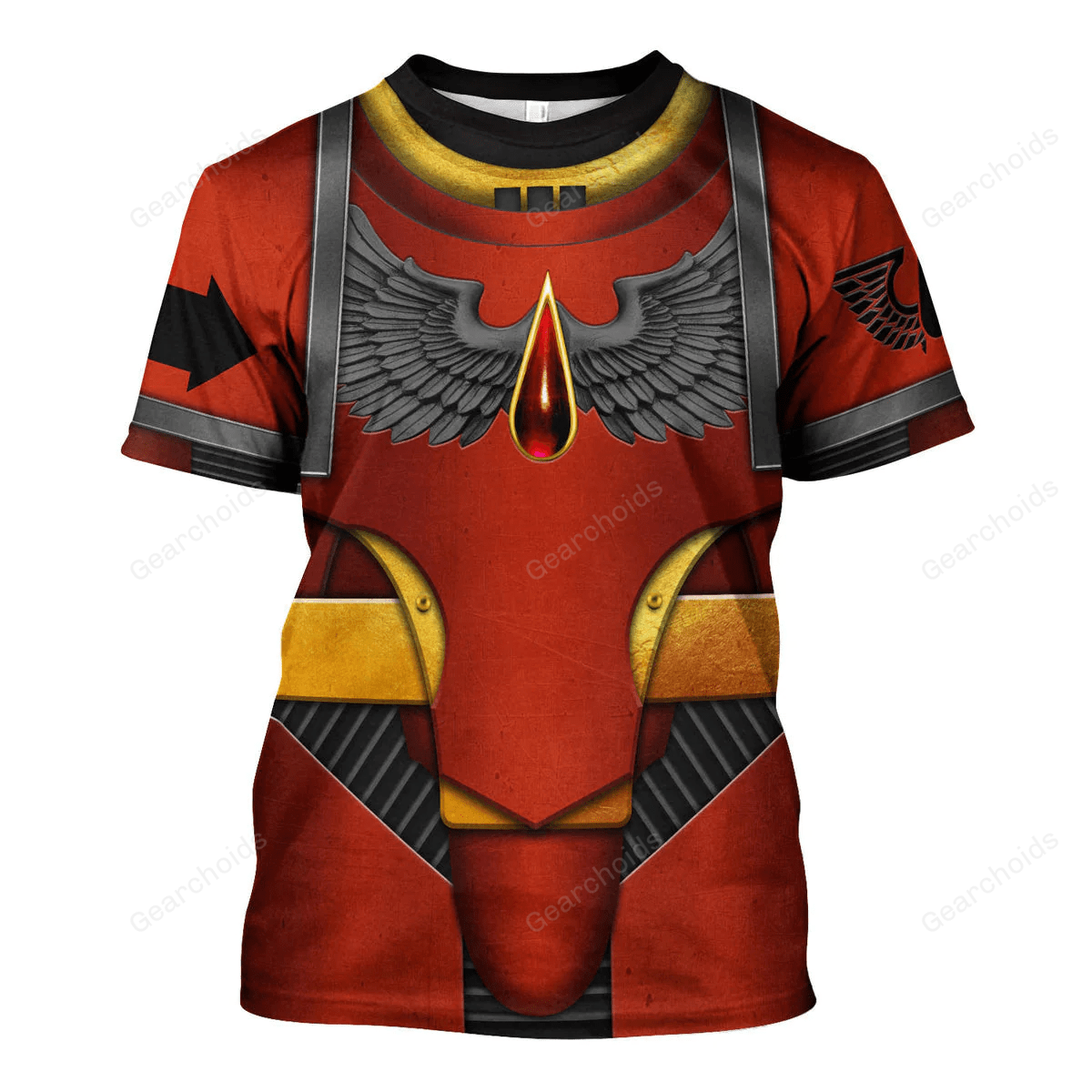Pre-Heresy Blood Angels in Mark IV Maximus Power Armor - Costume Cosplay T-shirt CSWRH192