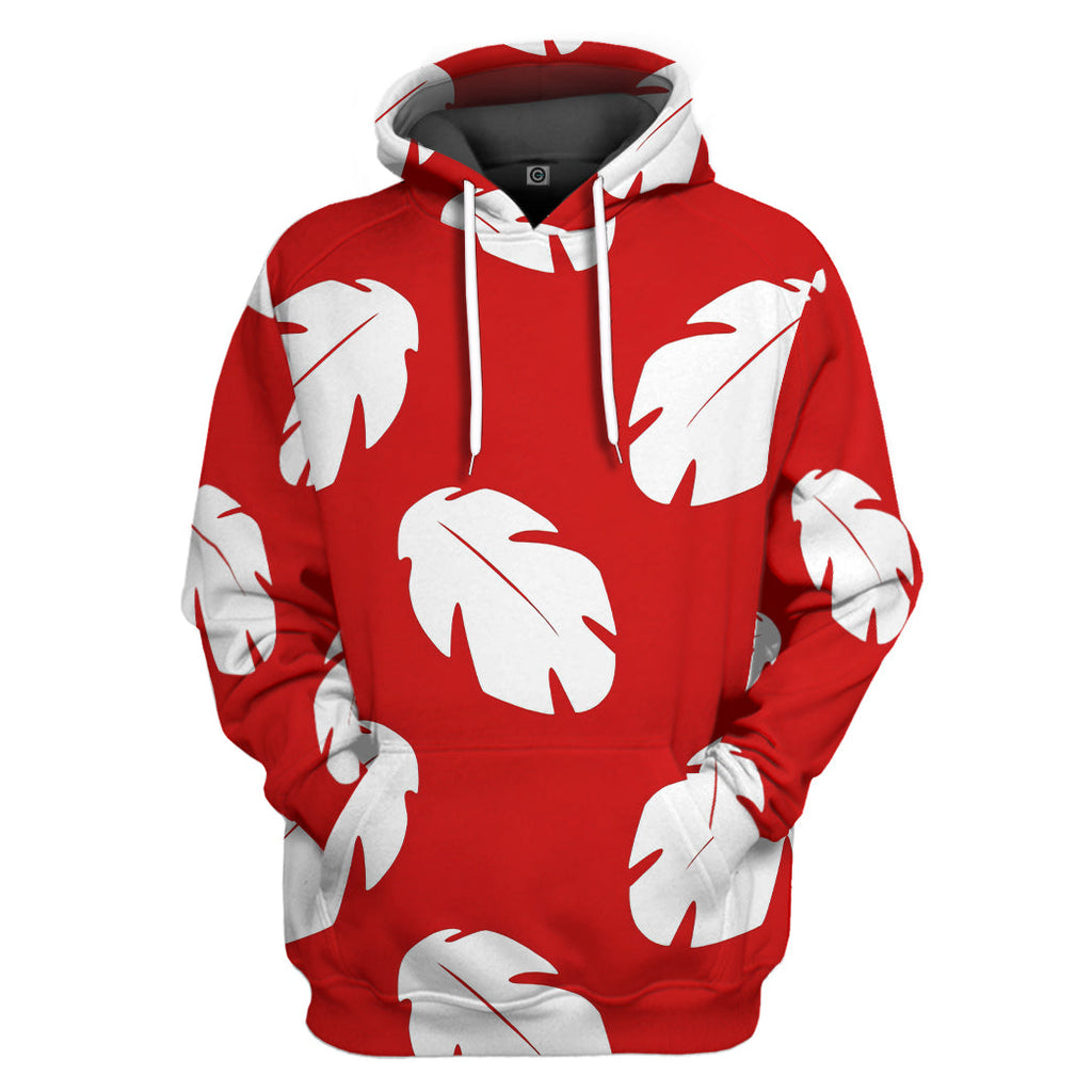  Lilo Hawaiian Floral Leaves Custom Tshirt Hoodie Apparel