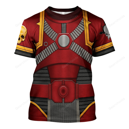 Crimson Slaughter Warband Colour Scheme - Costume Cosplay T-shirt CSWRH091