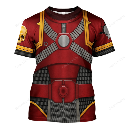 Crimson Slaughter Warband Colour Scheme - Costume Cosplay T-shirt CSWRH091