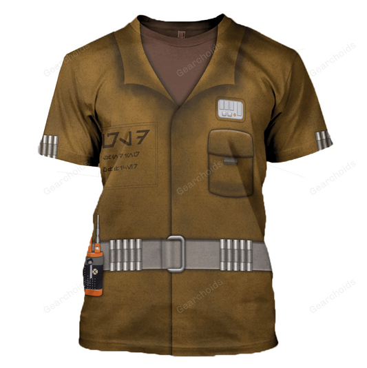 Stwa Rose Tico Costume T-Shirt For Men And Women