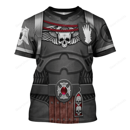 Warhammer Iron Hands Captain - Costume Cosplay T-shirt CSWRH143