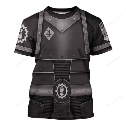 Pre-Heresy Iron Hands In Mark II Crusade - Costume Cosplay T-shirt CSWRH147