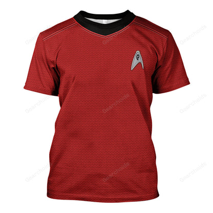 SaTr IInto Darkness Red - 3D TShirt