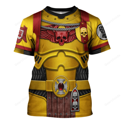 Warhammer Imperial Fists Captain - Costume Cosplay T-shirt CSWRH164